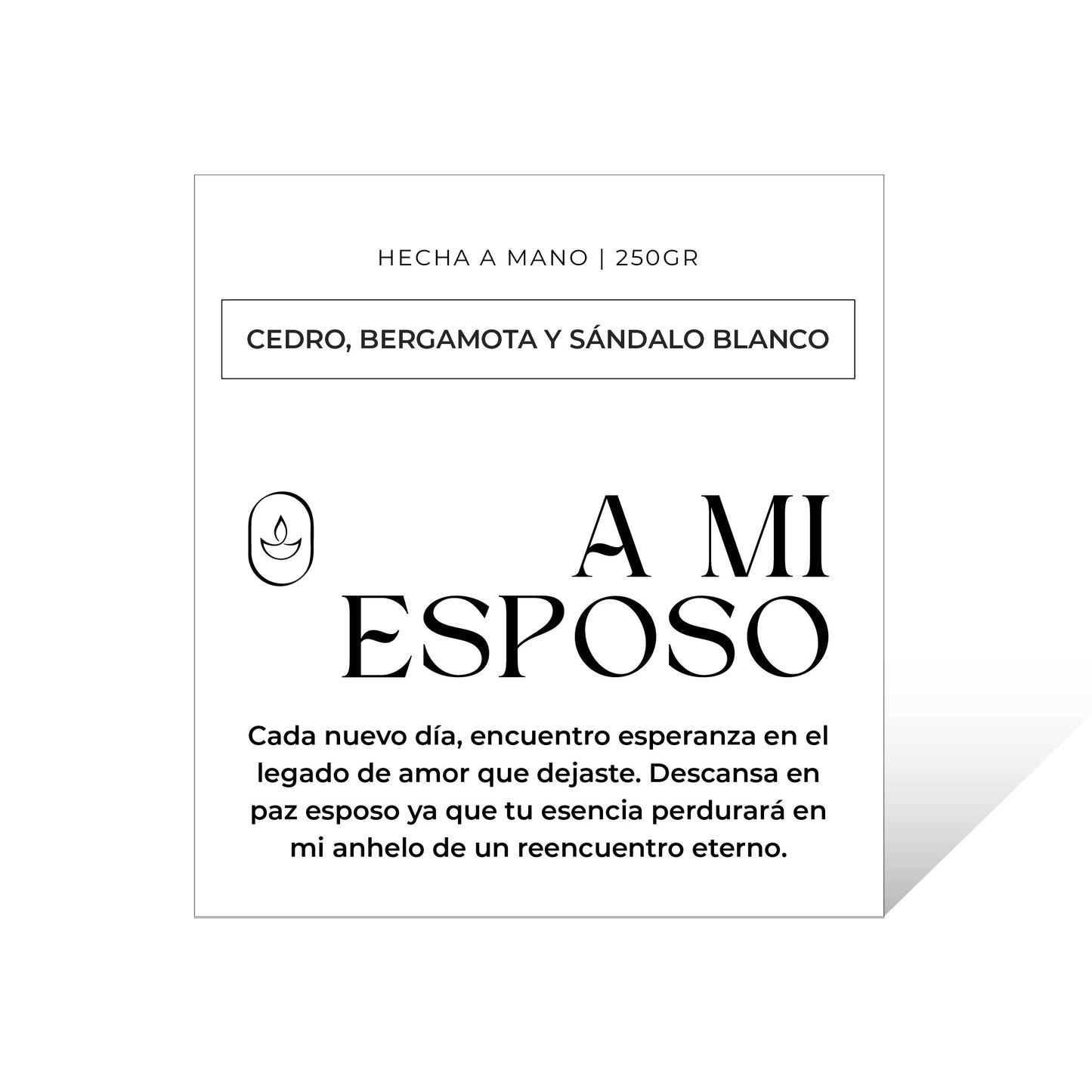 ESPOSO Cedro, Bergamota y Sándalo Blanco